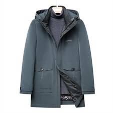 2023新款冬季连帽羽绒服中年男士冬装外套爸爸装GSNAY-K012-P335,男装羽绒服,电商B212（原钱塘6029）