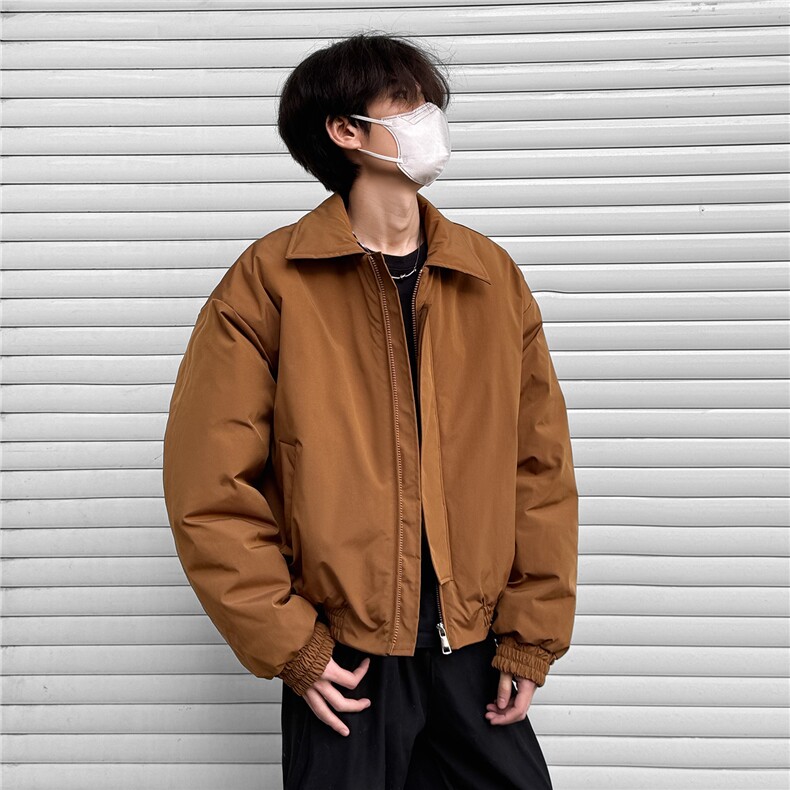 冬季新款2024飞行员夹克加厚棉衣美式短款翻领棉服外套S375-特P88,男装夹克,电商A233-1