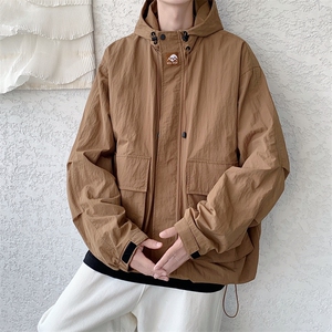 春季新款现货三防户外夹克男连帽冲锋衣外套DSA157B-J93-P60图片