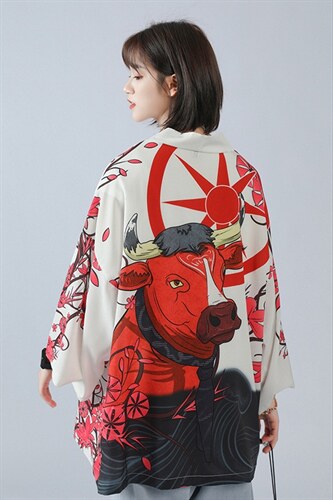 中性风和服外套日式原宿风bf宽松男女情侣薄款开衫防晒衣KS20p45,男装民族服装,电商A089-1