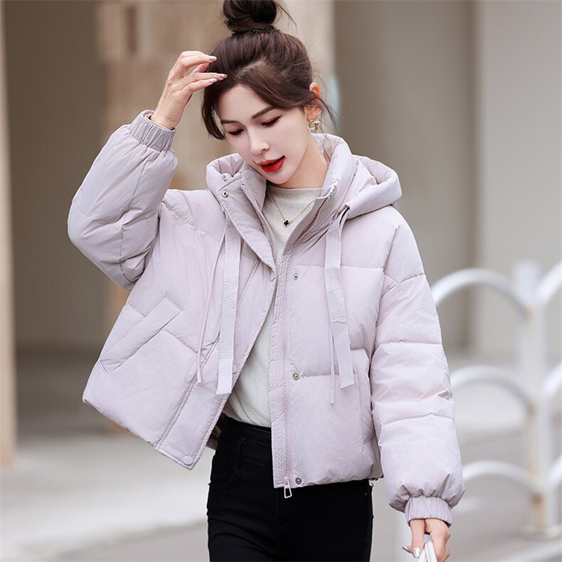 白色小香风短款羽绒服女2025新款冬季小个子超好看保暖白鸭绒外套,女装羽绒服,姿衣坊