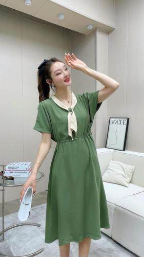 仿真丝连衣裙，两色四个码，女装连衣裙，VolcanicFlame丽璨