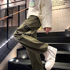 24春款港风工装裤休闲裤束脚裤男KP208P55，男装休闲裤，星座1204-3