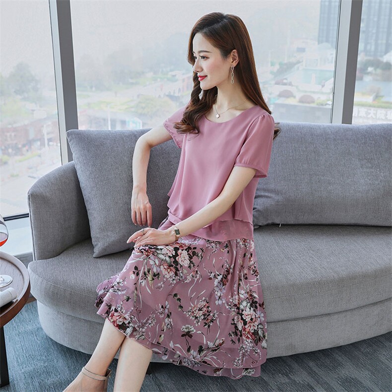 连衣裙女夏季新款气质碎花时尚小个子图片