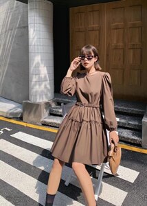 秋季连衣裙新品图片