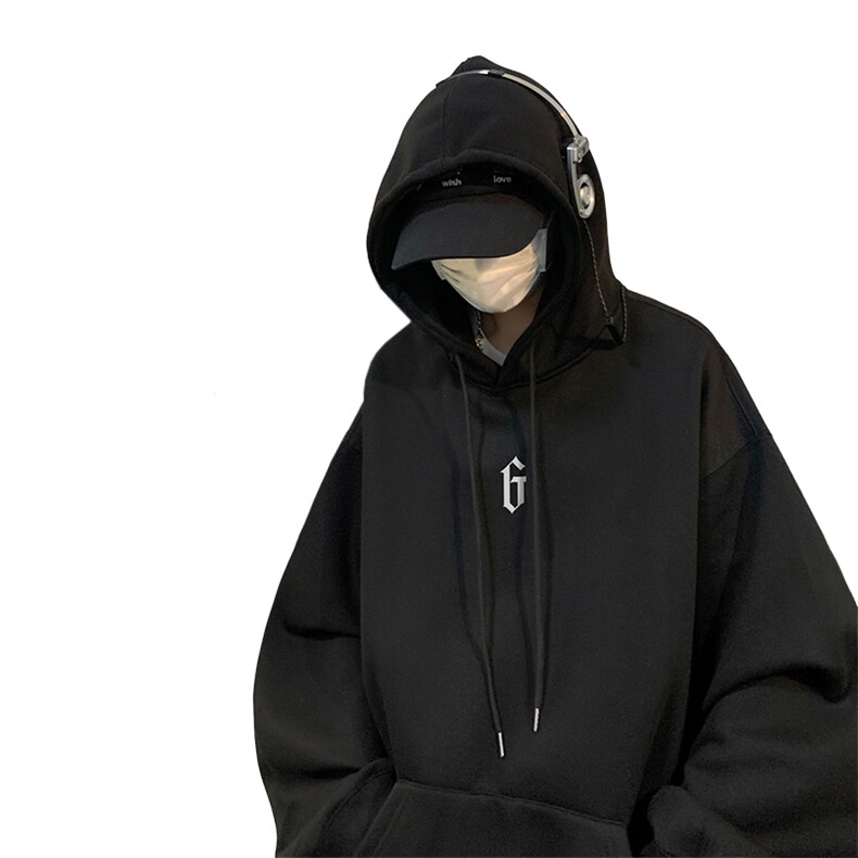 ！连帽圆领卫衣男装港风帽衫男LM84-P35,男装卫衣,电商B367