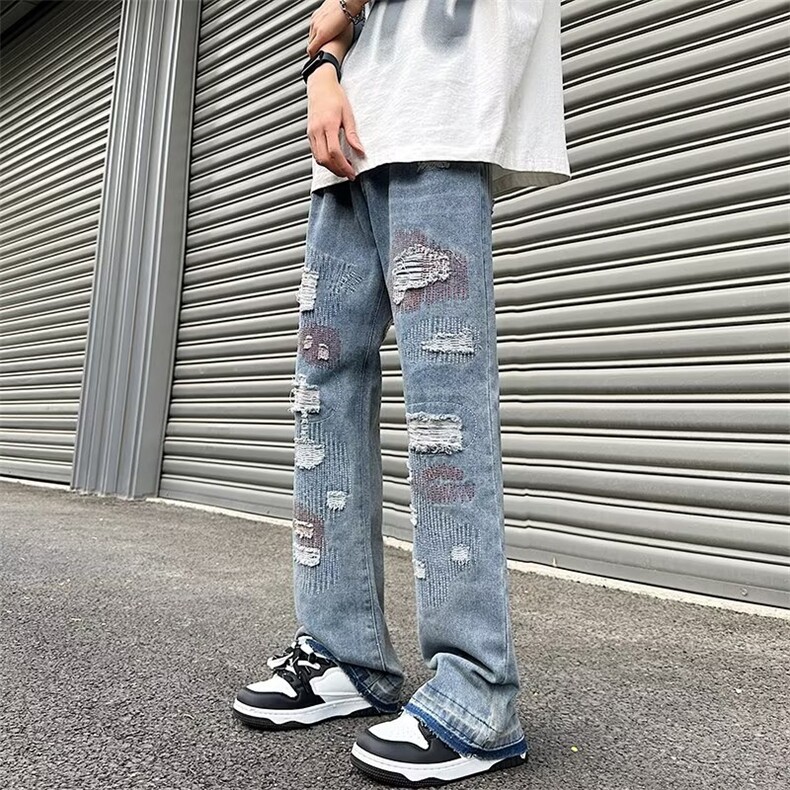 夏季修身小脚九分裤新款时尚都市牛仔裤C923P50,男装牛仔裤,星座1116-2