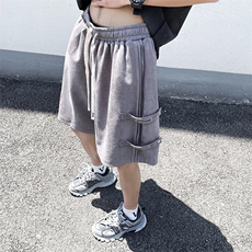 休闲短裤男士韩版潮流高街帅气2024夏季新款ins五分裤K5126-P34，男装牛仔裤，星座412-2
