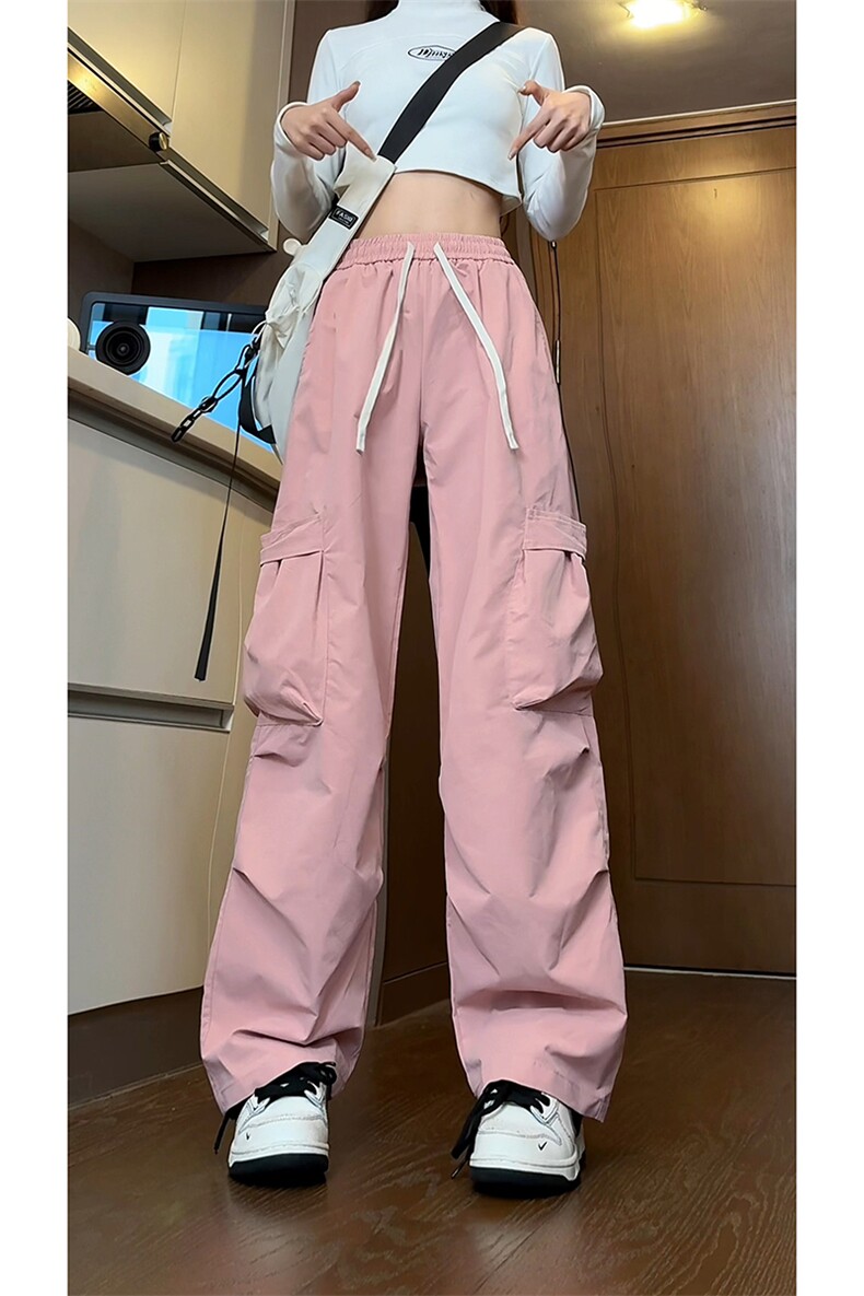 秋季新款美式工装裤子男大口袋直筒户外潮流休闲裤-A1203TP38控68,男装工装外套,电商B241