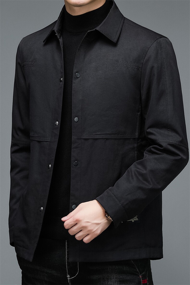 DW21150冬季男士羽绒服纯棉外套男装翻领修身白鸭绒P329,男装羽绒服,电商B360