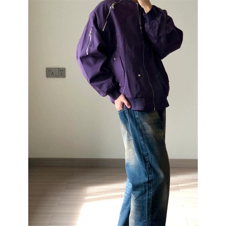 【有货】飞行员夹克男高级感痞帅春秋棒球服外套JK999CC-特P58,男装夹克,星座1007（原301D）