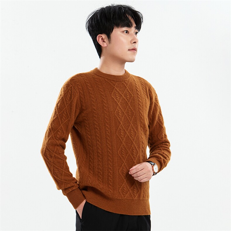 2024新款春秋新款时尚经典百搭打底衫羊毛衫，男装羊毛衫，牧绒家园高端店