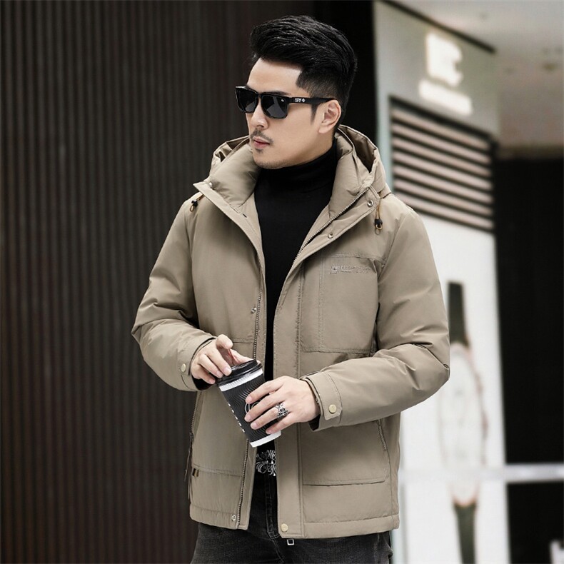 B38821钱塘2020-3新款冬季厚款时尚休闲简约中年男士羽绒服P278,男装羽绒服,钱塘207-3