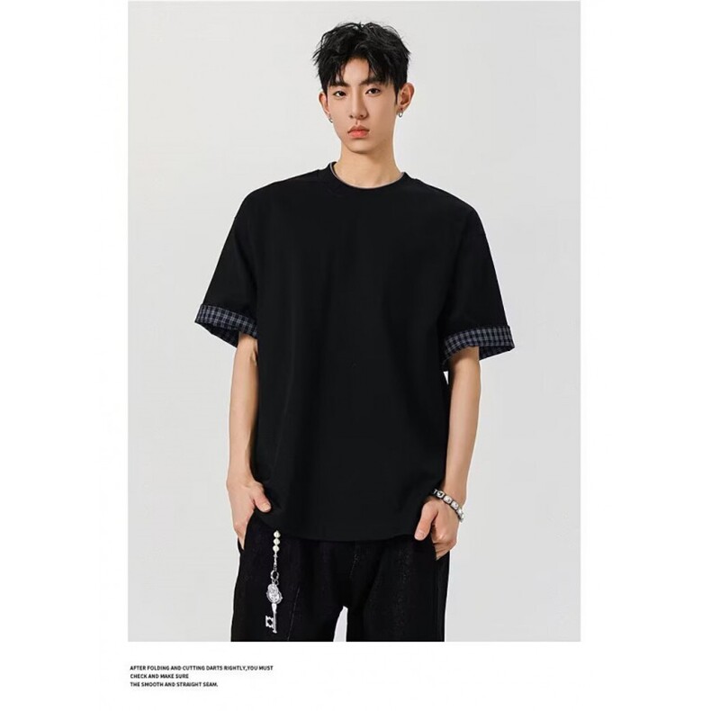 1506/QD9370/P35夏季新品设计师小众短袖男女T恤半袖休闲潮流,男装T恤,星座1506