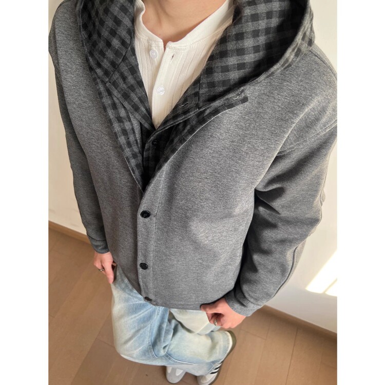 翻领毛领截短廓形宽松夹棉外套冬季女加厚飞行员夹克棉服,男装夹克,星座218-8