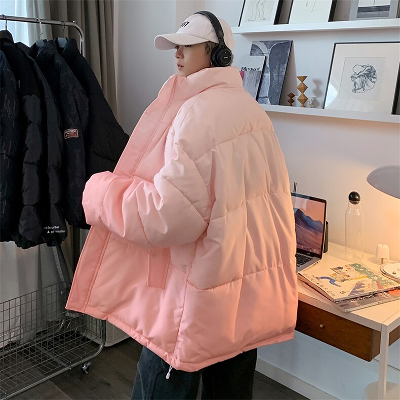 渐变棉衣立领棉服情侣棉袄冬装面包服男女外套3351-P80控118,男装棉衣,星座207