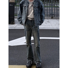【有货】JK10CC-特P78美式高街短款牛仔外套男高级感垫肩夹克，男装夹克，星座1007（原301D）