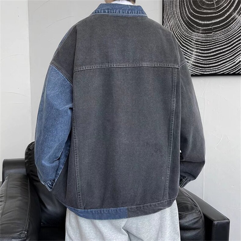 潮流夹克潮男春季牛仔夹克JW329P55,男装夹克,星座1116-2