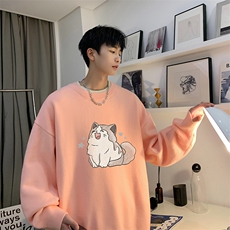 假两件毛衣男大码加绒针织衫男毛线衣M80358-P55加绒P70，男装针织衫/毛衣，电商A040