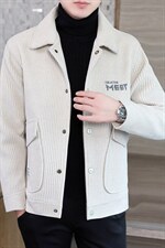 秋冬高品质翻领毛呢大衣短款刺绣夹克休闲外套男A07P140控228，男装毛呢大衣，电商B226