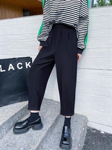 现货，2021秋装新款卫裤,女装休闲裤,坚持到底