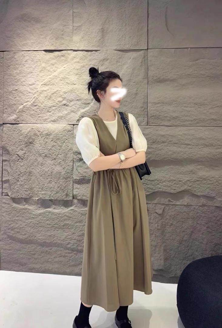韩版二件套连衣裙，女装连衣裙，依多坊