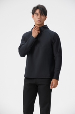 户外运动修身连帽上衣时尚百搭休闲，男装卫衣，玖雅羊绒