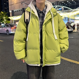 新短款羽绒棉服男款冬季加厚晋江棉衣男装假两件外套JC8062/P75
