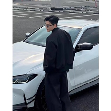 美式高街牛仔棉衣外套男女春秋冬季复古潮流加绒加厚棉服保暖夹克，男装夹克，四季星座505