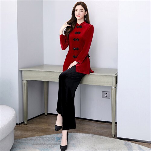 两件套潮流气质舒适柔软修身显瘦2023年春季阔腿裤，女装套装/套裙，韩然一族