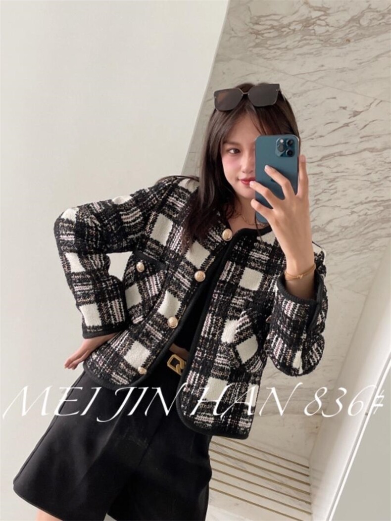 美巾涵5121格子小香风，其它，美巾涵