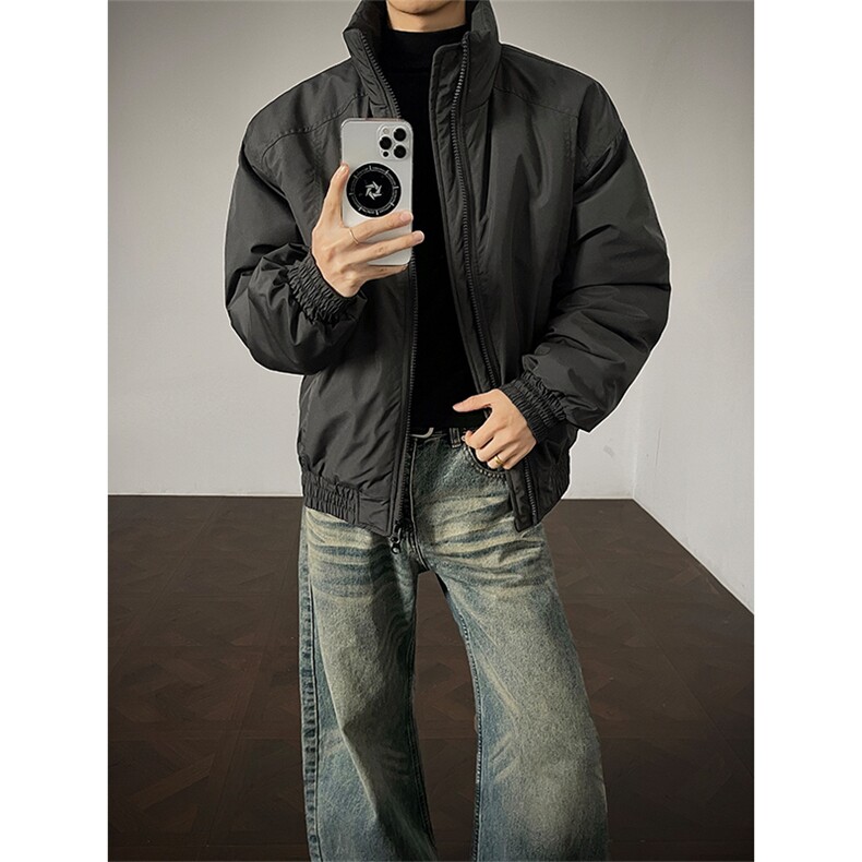 MY985-特P75控129防风CITY冬季2025加厚百搭棉服保暖外套,男装棉衣,电商A058-1（原电商C417）