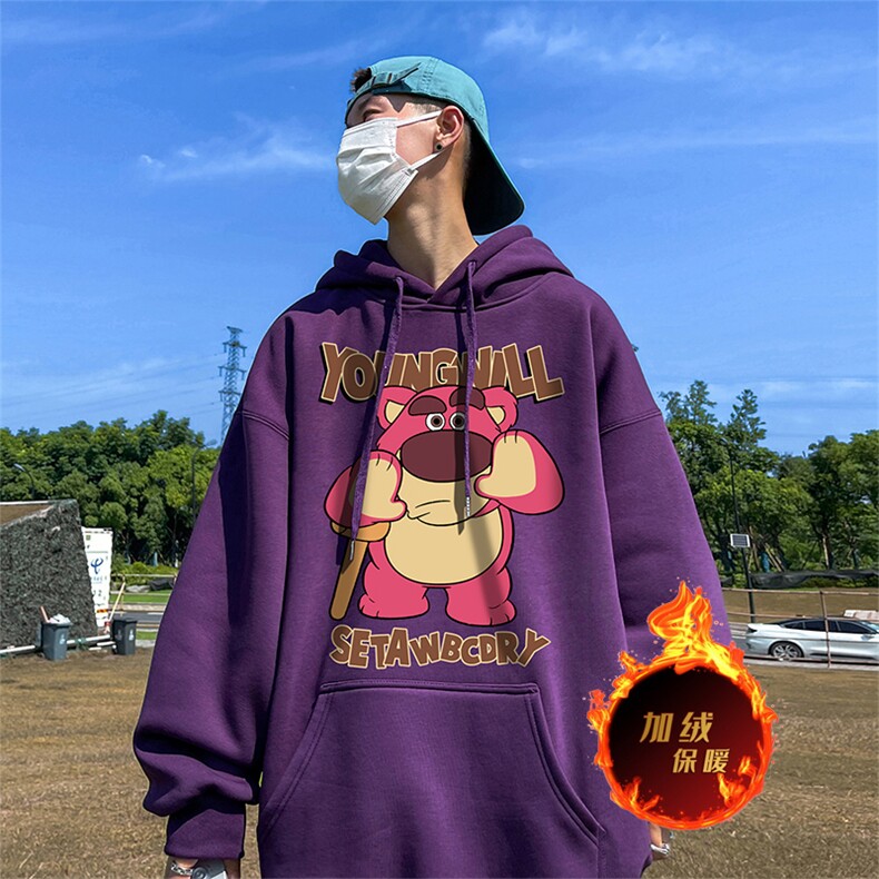 500克重磅秋冬美式加绒加厚卫衣外套DL510常规特P35绒特P40,男装卫衣,电商A486