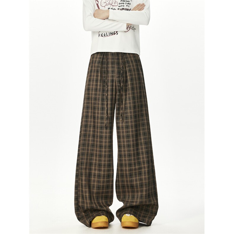 格子休闲裤k106p45控78，男装休闲裤，星座1011-1