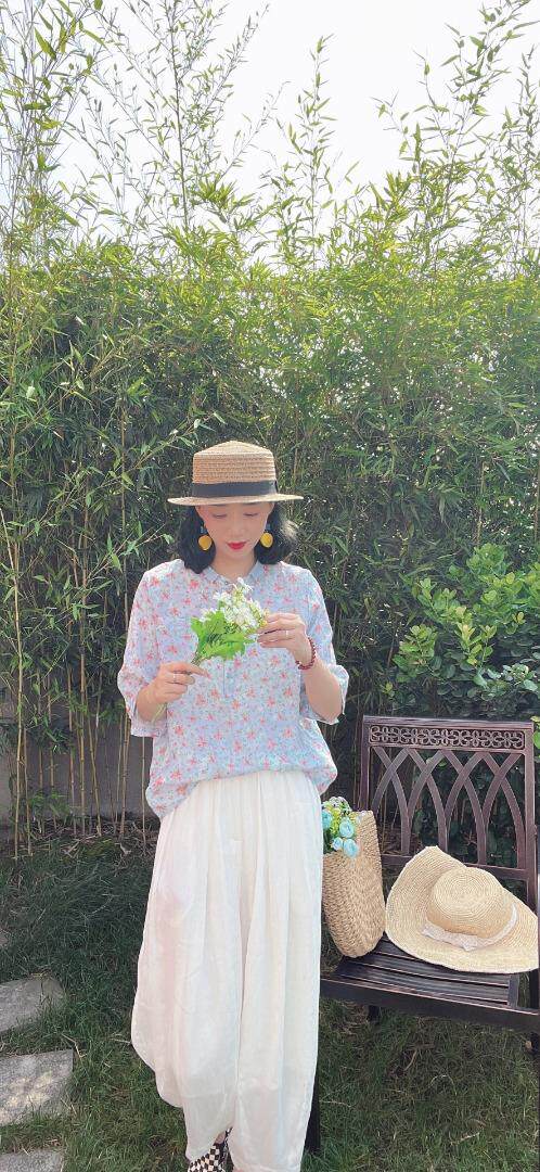 纯苎连衣裙小衫裤子裙子衬衣 时尚风 风淑女风休闲风，女装连衣裙，川哲