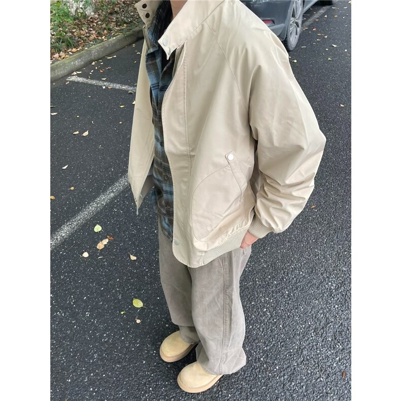 2025春秋痞帅外套男ins高街潮牌港风日系原宿风韩版潮流宽松夹克,男装夹克,四季星座505