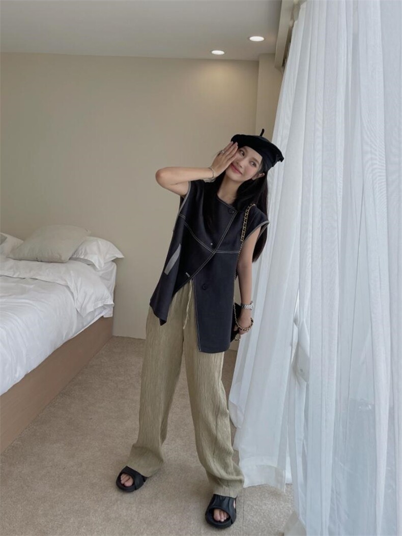 韩版马甲，女装马甲，mo cha dan