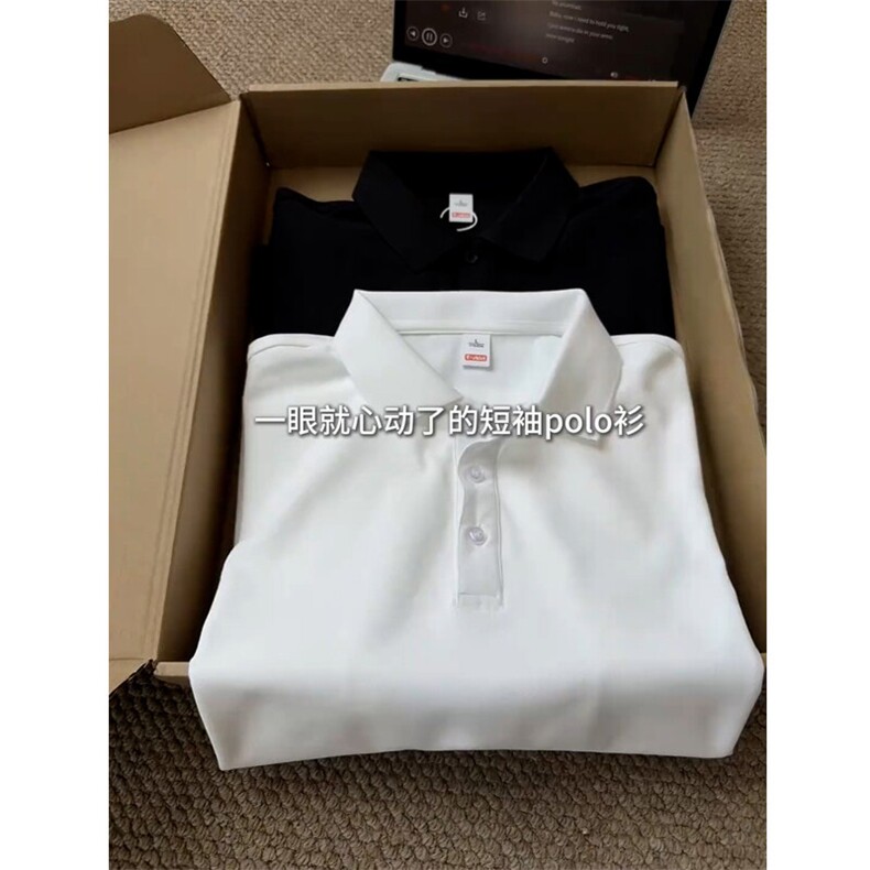 【网图】B221 美式ins修身翻领polo衫短袖T恤SY2547-特P15控39图片