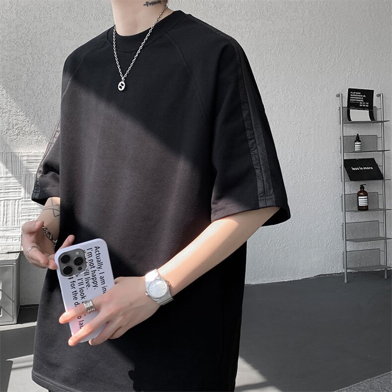 现货TZ776-特P50控88曼巴棉圆领大码短袖短裤T恤运动套装,男装牛仔裤,电商A059