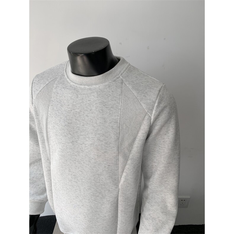 WY804-尺码M-3XL-P32-美式重磅正肩内搭小领口打底衫卫衣,男装T恤,星座1811B