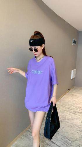 夏季新前面刚印T，女装，萱伊惠紫