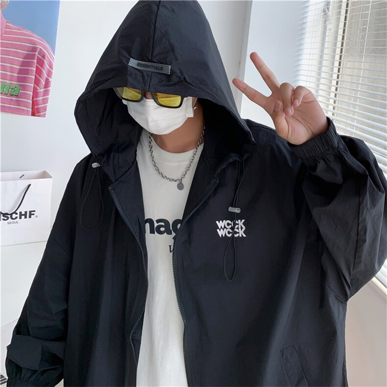 防晒衣男夏季薄款透气钓鱼冰丝皮肤衣休闲防晒服男夹克JK0856-P42,男装夹克,星座308B-1