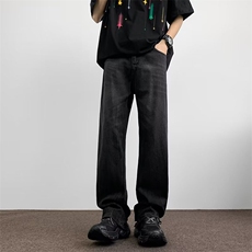牛仔裤男士韩版潮流高街帅气破洞2024夏季新款ins长裤RK1780-P45，男装牛仔裤，星座412-3