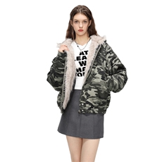 美式座山雕夹克男冬季短款派克服保暖迷彩连帽棉服MY2519-P98，男装夹克，星座610（原A335）
