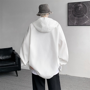 连帽夹克男大码胖子棒球服上衣外套JK65350-P45图片