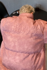 港风PU皮复古做旧设计钢印棉衣男MY77096P130控198抖控228，男装棉衣，星座226-1