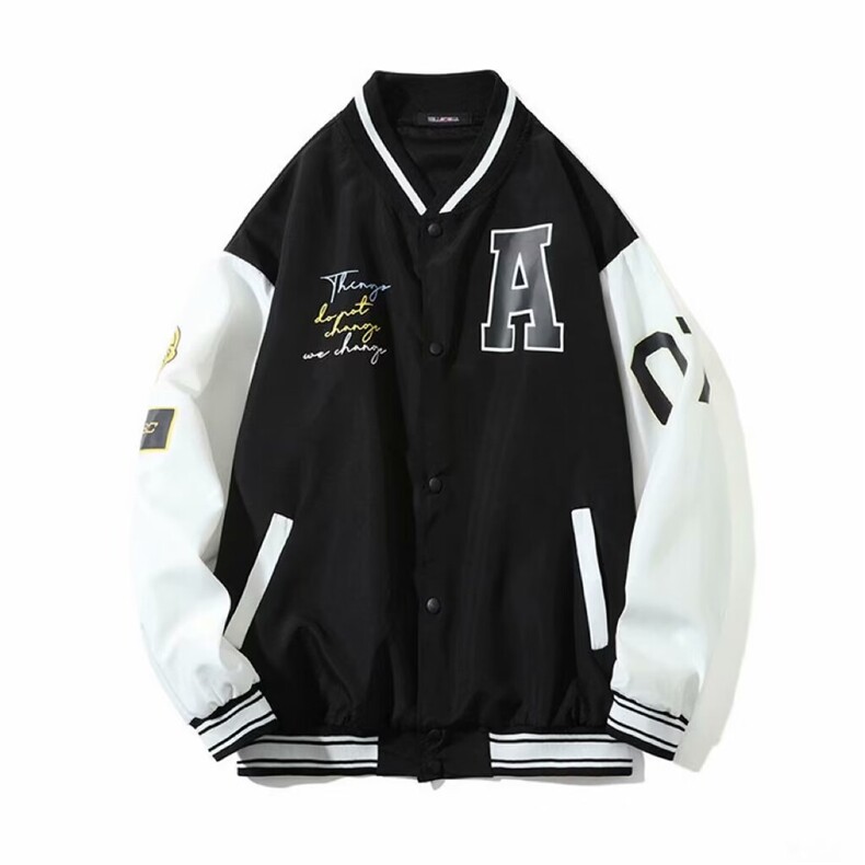 1506-1/JJ031/P42新款美式高街工装外套男秋冬休闲棒球服潮牌复古图片