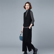 2021秋冬外套三件套休闲加绒284款，女装套装/套裙，秋牧寒烟