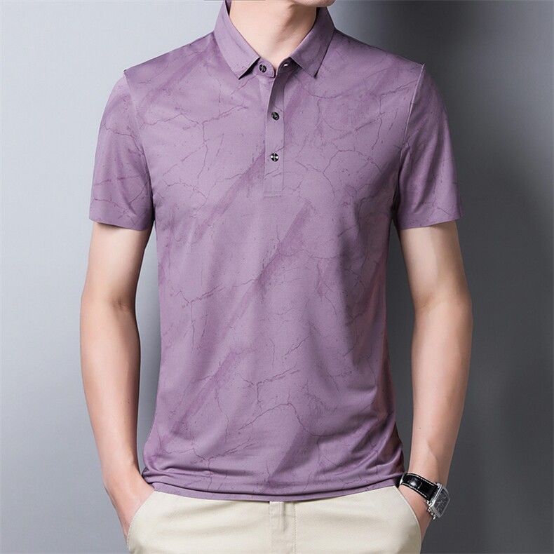 短袖T恤男衣服POLO2023春夏季男装翻领半袖体恤衫上衣男士韩版，男装T恤，电商B212（原钱塘6029）