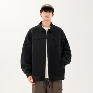 日系男装休闲夹克外套美式高街基础款外套xz405-jk6809-p85图片